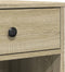 vidaXL - Printerkastje - met - wielen - 60x40x68,5 - cm - sonoma - eikenkleurig