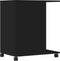 vidaXL - Printerkastje - met - wielen - 60x40x68,5 - cm - zwart