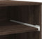 vidaXL - Printerkastje - met - wielen - 60x48x74 - cm - bruin - eikenkleurig