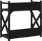vidaXL - Printerstandaard - 2-laags - 40x20x40 - cm - bewerkt - hout - zwart