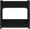 vidaXL - Printerstandaard - 2-laags - 40x20x40 - cm - bewerkt - hout - zwart