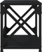 vidaXL - Printerstandaard - 2-laags - 44x26x31,5 - cm - bewerkt - hout - zwart