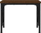 vidaXL - Printerstandaard - 40x30x31 - cm - bewerkt - hout - bruin - eikenkleur