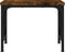 vidaXL - Printerstandaard - 40x30x31 - cm - bewerkt - hout - gerookt - eikenkleurig