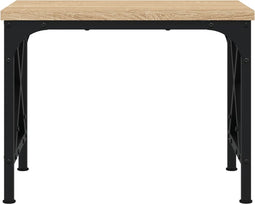 vidaXL - Printerstandaard - 40x30x31 - cm - bewerkt - hout - sonoma - eikenkleurig