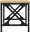 vidaXL - Printerstandaard - 40x30x31 - cm - bewerkt - hout - sonoma - eikenkleurig