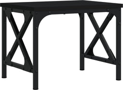 vidaXL - Printerstandaard - 40x30x31 - cm - bewerkt - hout - zwart