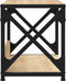 vidaXL - Printerstandaard - 44x26x31,5 - cm - bewerkt - hout - sonoma - eikenkleurig