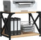 vidaXL - Printerstandaard - 44x26x31,5 - cm - bewerkt - hout - sonoma - eikenkleurig