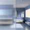 vidaXL - Privacyfolie - matte - strepen - zelfklevend - 0,9x10 - m
