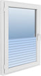 vidaXL - Privacyfolie - zelfklevend - matte - strepen - 0,9x100 - m