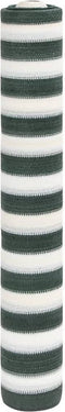 vidaXL - Privacynet - 75 - g/m² - 1,2x25 - m - HDPE - groen - en - wit
