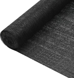 vidaXL - Privacynet - 75 - g/m² - 1,2x50 - m - HDPE - zwart
