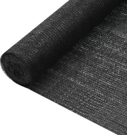 vidaXL - Privacynet - 75 - g/m² - 1,5x10 - m - HDPE - zwart