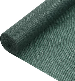 vidaXL - Privacynet - 75 - g/m² - 1,5x25 - m - HDPE - groen