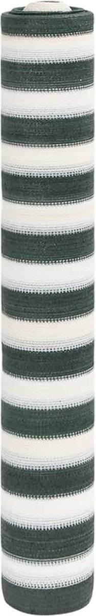 vidaXL - Privacynet - 75 - g/m² - 1,8x50 - m - HDPE - groen - en - wit