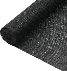 vidaXL - Privacynet - 75 - g/m² - 1x10 - m - HDPE - zwart