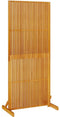 vidaXL - Privacyscherm - 180,5 - cm - massief - acaciahout - voor - binnen/buiten