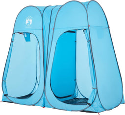 vidaXL - Privacytent - pop-up - waterdicht - blauw