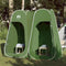 vidaXL - Privacytent - pop-up - waterdicht - groen