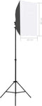 vidaXL - Professionele - studiolampen - 2 - st - 40x60 - cm - staal - zwart