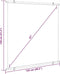 vidaXL - Projectiescherm - 1:1 - 67''