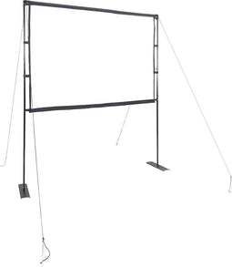 vidaXL - Projectiescherm - met - statieven - 90 - inch - 4:3