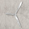vidaXL - Propeller - voor - aan - de - muur - 70 - cm - aluminium - zilver