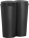 vidaXL - Prullenbak - dubbel - 50 - L - zwart