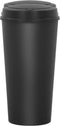 vidaXL - Prullenbak - dubbel - 50 - L - zwart
