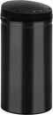 vidaXL - Prullenbak - met - automatische - sensor - 50 - L - koolstofstaal - zwart