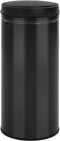 vidaXL - Prullenbak - met - automatische - sensor - 80 - L - koolstofstaal - zwart