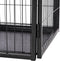 vidaXL - Puppyren - 91,5x59x61 - cm - staal