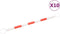 vidaXL - Pylonstangen - inklapbaar - 10 - st - 116-197 - cm