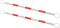 vidaXL - Pylonstangen - inklapbaar - 116-197 - cm - kunststof - 2 - st