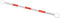 vidaXL - Pylonstangen - inklapbaar - 116-197 - cm - kunststof - 2 - st