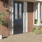 vidaXL - Raamfolie - bloemenpatroon - mat - 60x500 - cm - PVC