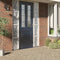 vidaXL - Raamfolie - bloemenpatroon - mat - 90x500 - cm - PVC