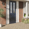 vidaXL - Raamfolie - jaloezieënpatroon - mat - 60x500 - cm - PVC