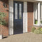 vidaXL - Raamfolie - jaloezieënpatroon - mat - 90x500 - cm - PVC