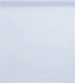 vidaXL - Raamfolie - statisch - mat - transparant - wit - 45x2000 - cm - PVC