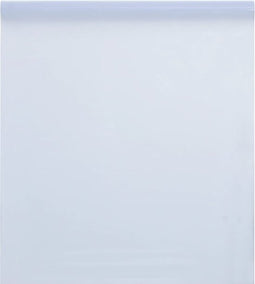 vidaXL - Raamfolie - statisch - mat - transparant - wit - 45x500 - cm - PVC