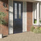 vidaXL - Raamfolie - statisch - mat - transparant - wit - 45x500 - cm - PVC
