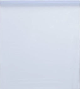 vidaXL - Raamfolie - statisch - mat - transparant - wit - 90x500 - cm - PVC