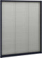 vidaXL - Raamhor - plissé - 60x80 - cm - aluminium - antracietkleurig