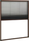 vidaXL - Raamhor - plissé - 60x80 - cm - aluminium - bruin