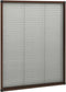 vidaXL - Raamhor - plissé - 60x80 - cm - aluminium - bruin