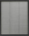vidaXL - Raamhor - plissé - 80x100 - cm - aluminium