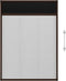 vidaXL - Raamhor - plissé - 80x120 - cm - aluminium - bruin