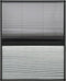 vidaXL - Raamhor - plissé - met - verduistering - 60x80 - cm - aluminium